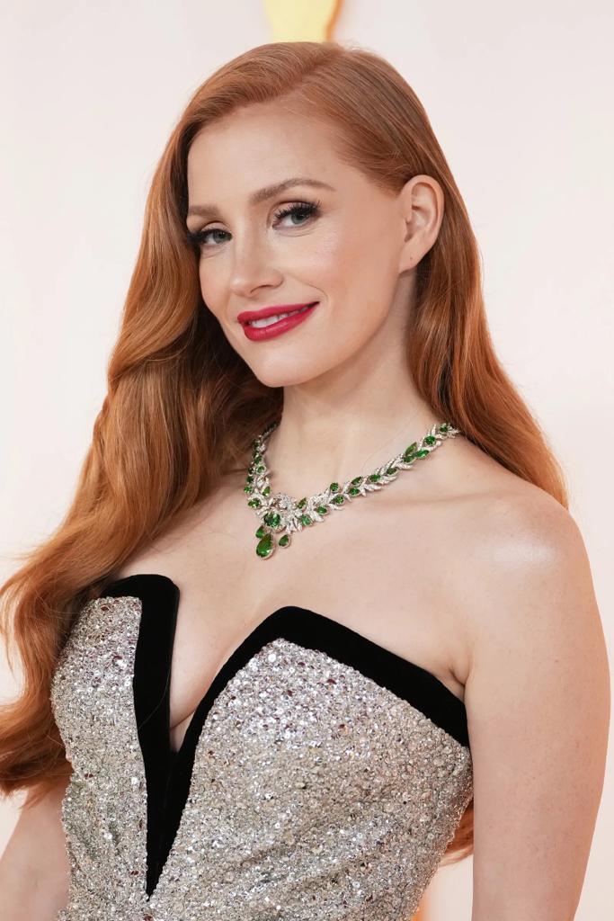 Jessica Chastain, beauty look