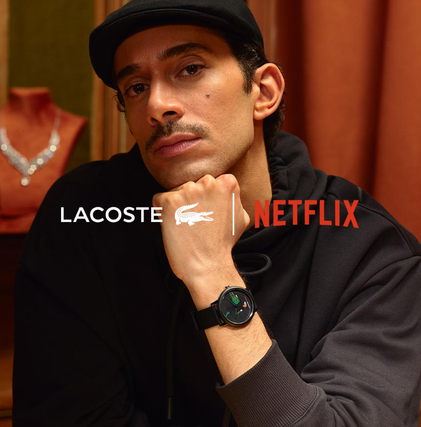 Gorra Lacoste Netflix Sex Education - BLANCO