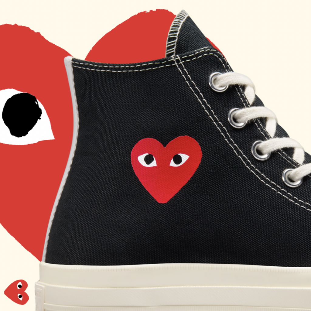 Converse y Comme des Garçons celebran 15 años relanzando su icónico diseño original