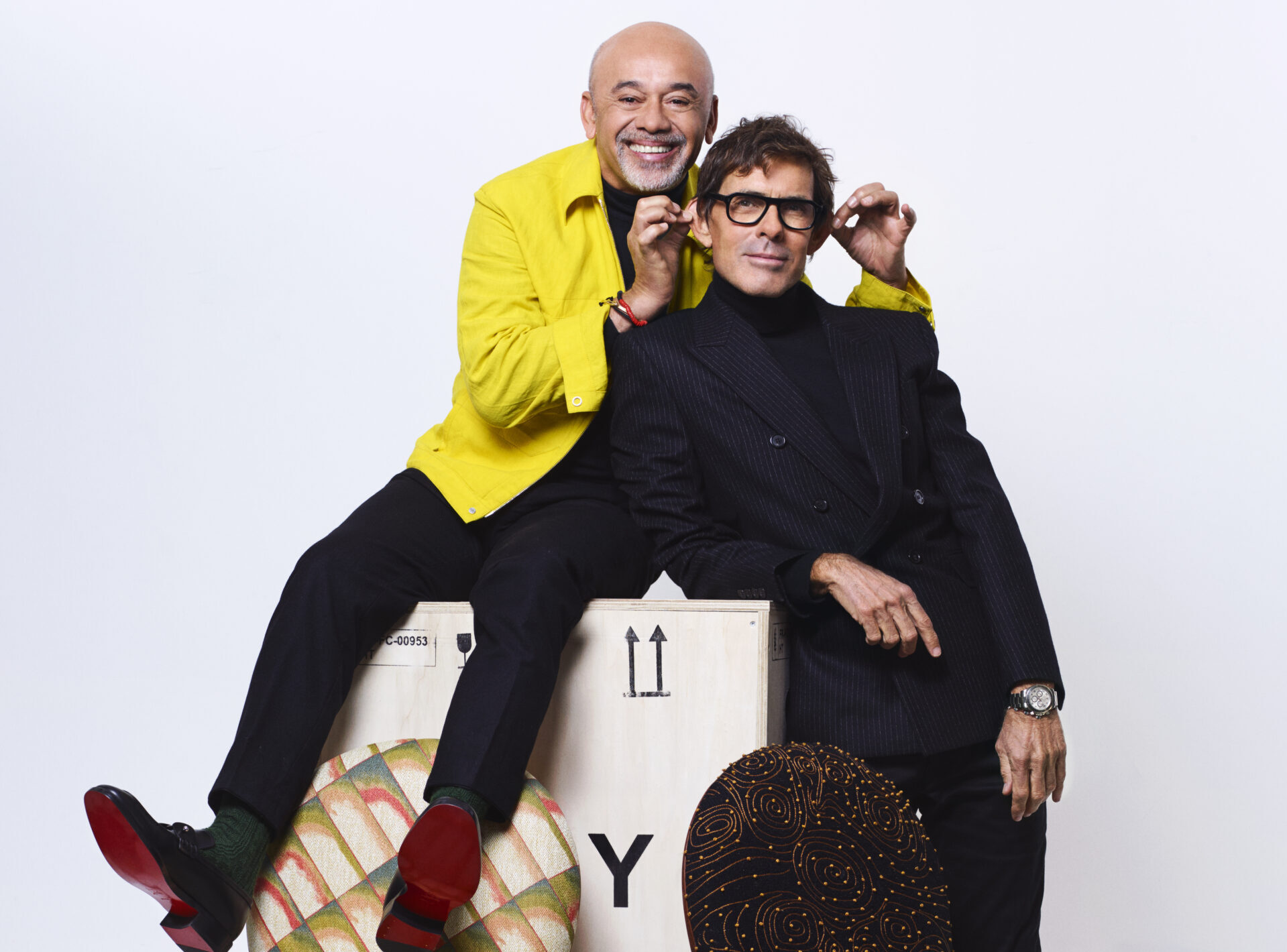 La fusión de arte y Mmoda en sillas de Pierre Yovanovitch y Christian Louboutin