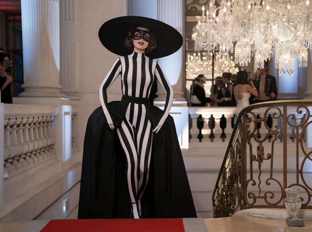 vestido rojo emily en paris