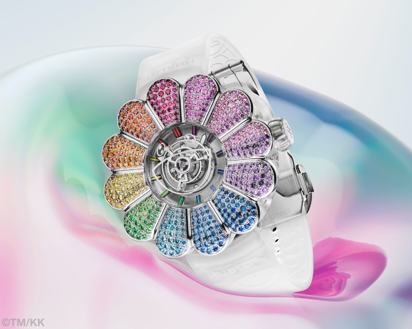 Hublot y Takashi Murakami presentan el MP-15, una escultura ponible que fusiona arte contemporáneo y relojería vanguardista.