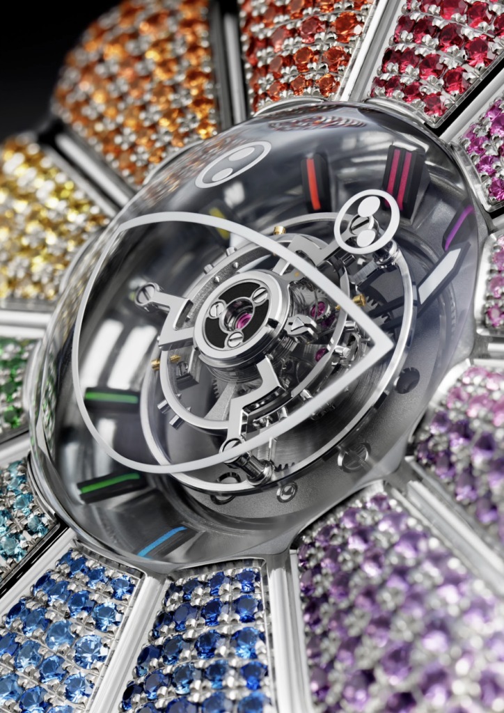 Hublot y Takashi Murakami presentan el MP-15, una escultura ponible que fusiona arte contemporáneo y relojería vanguardista.