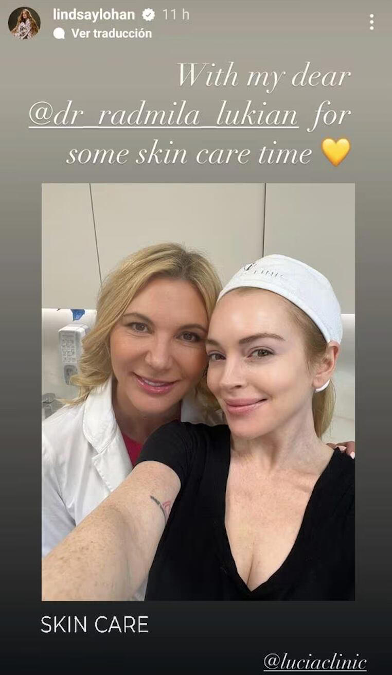 La dermatóloga detrás de Lindsay Lohan