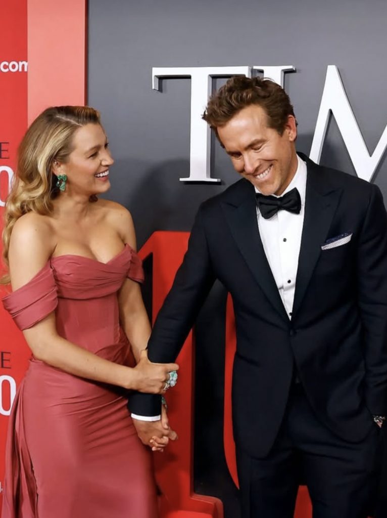 Blake Lively y Ryan Reynolds reafirmaron su amor en la alfombra roja de la gala Time 100