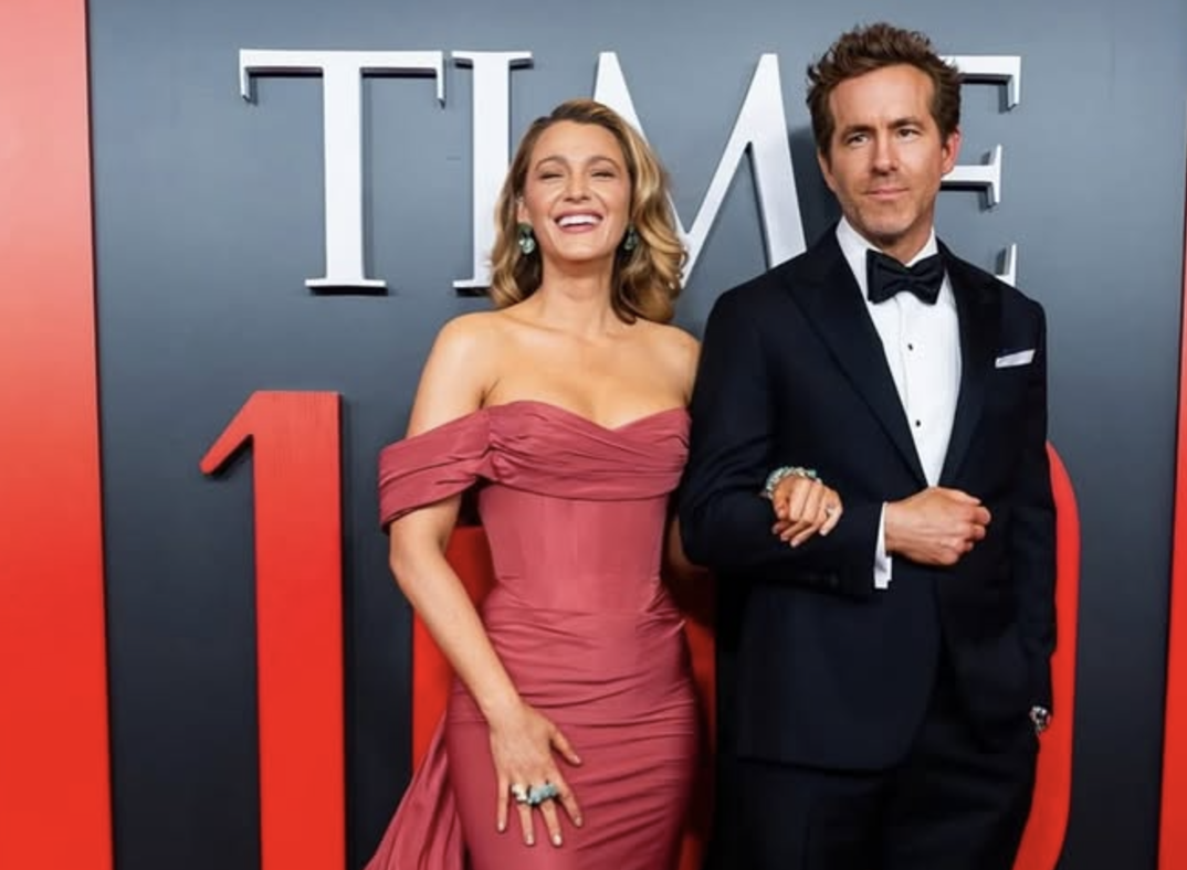 Blake Lively y Ryan Reynolds reafirmaron su amor en la alfombra roja de la gala Time 100