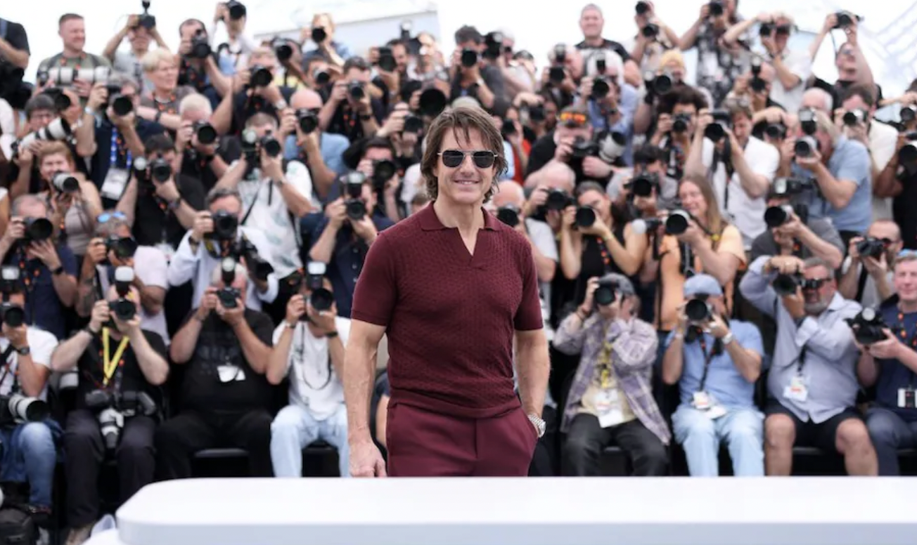 Tom Cruise sorprende en Cannes