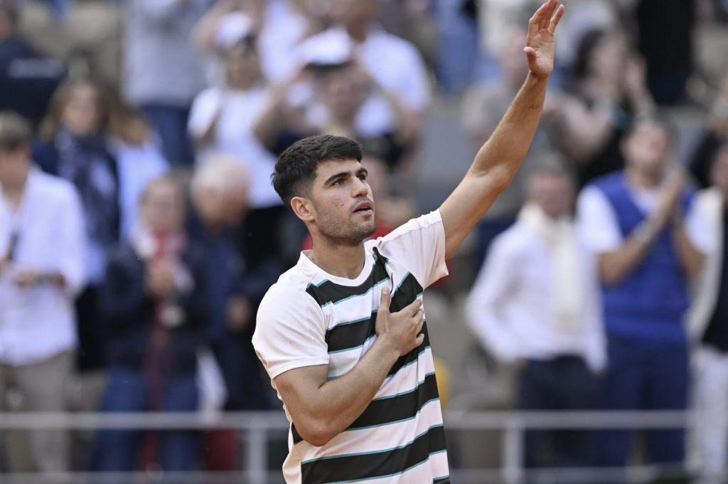 Carlos Alcaraz y su Rolex turquesa