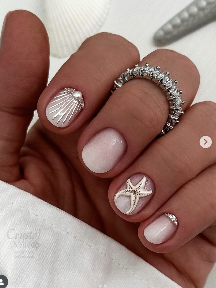 Milky nails, perlas y arte 3D: así se llevan las uñas este verano