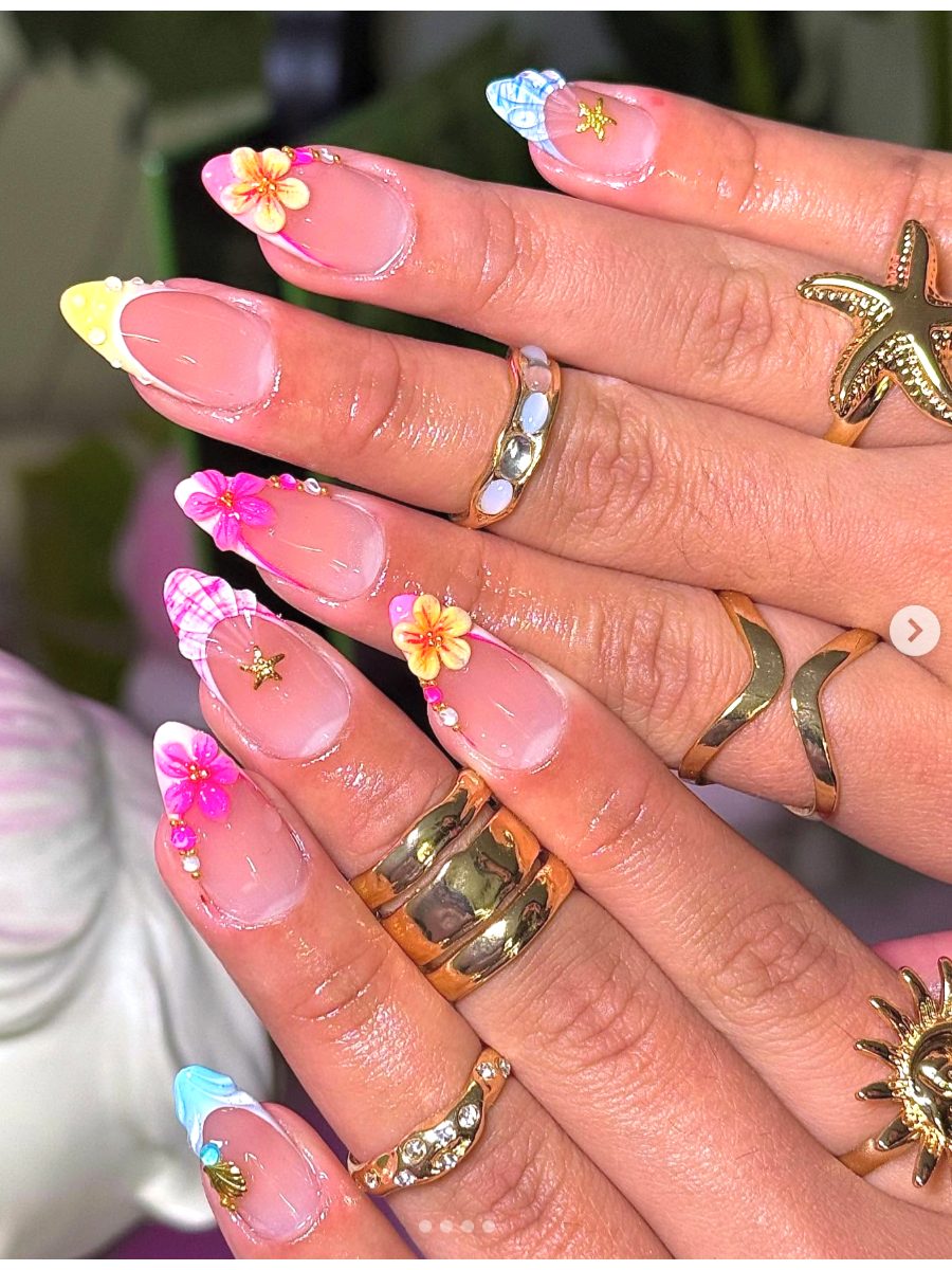 Milky nails, perlas y arte 3D: así se llevan las uñas este verano