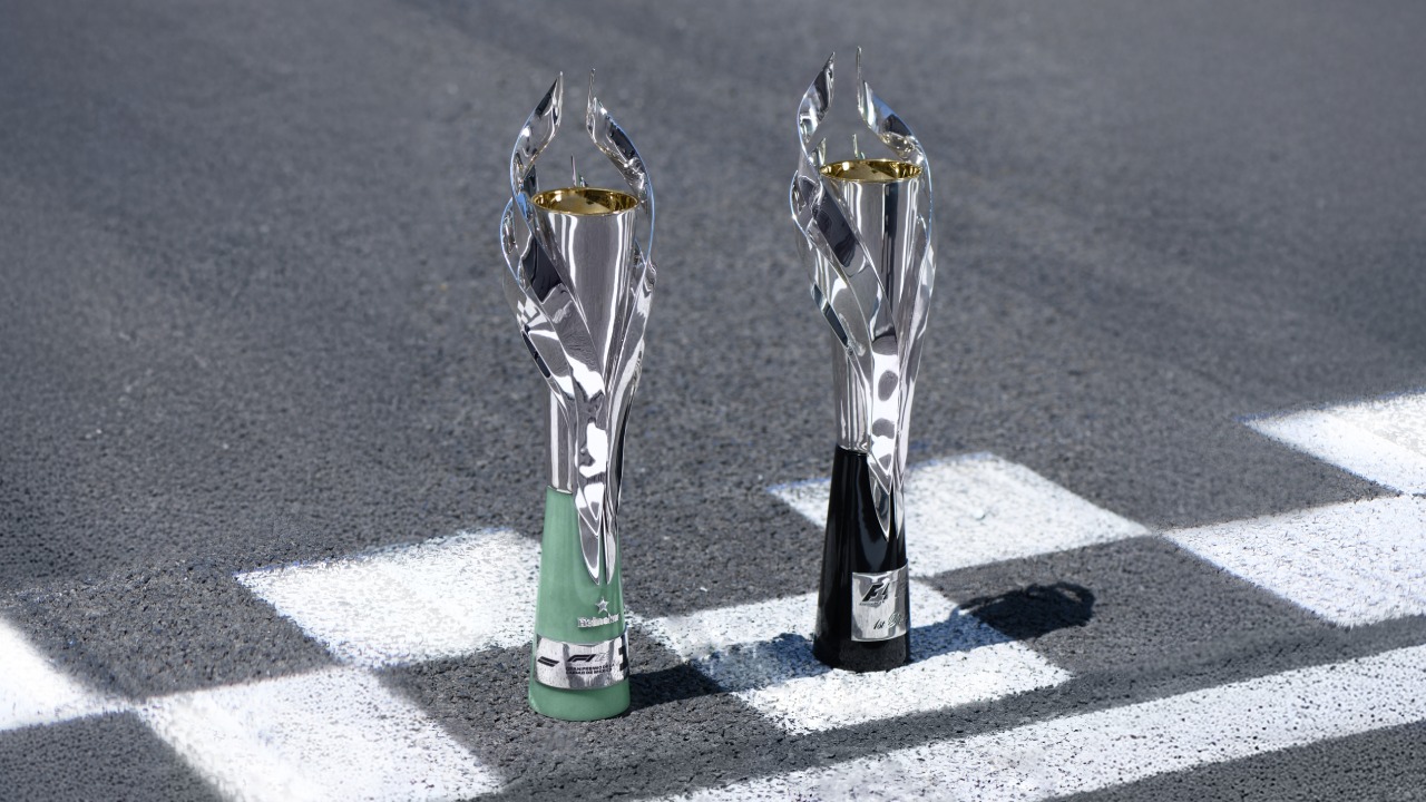 Este es el trofeo oficial de la F1 en México