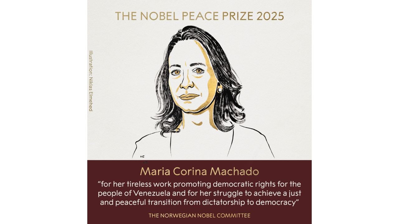 ¿Por qué ha sido tan polémico que el Premio Nobel de la Paz lo haya ganado María Corina Machado?