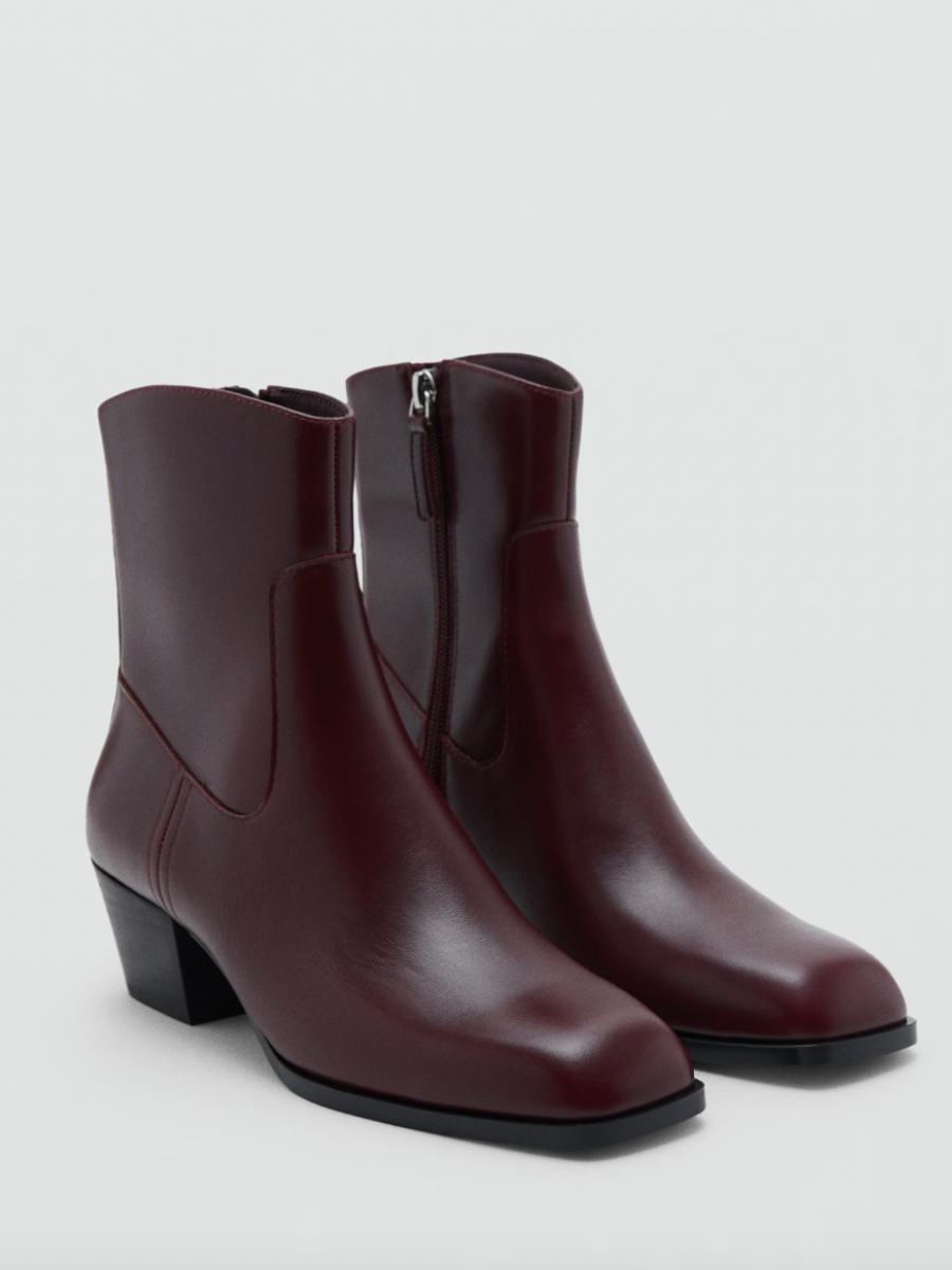 Las botas color granata serán un must esta temporada