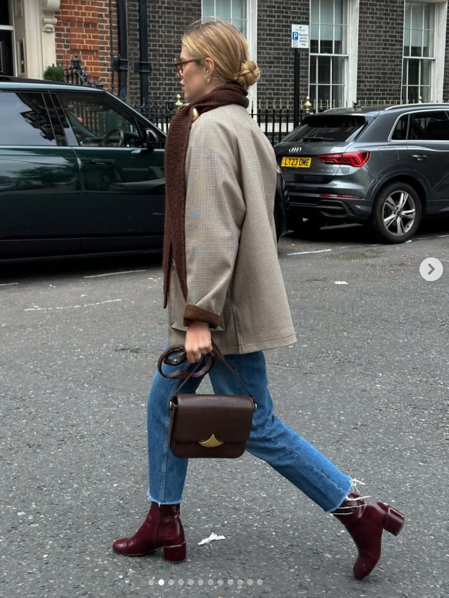 Las botas color granata serán un must esta temporada