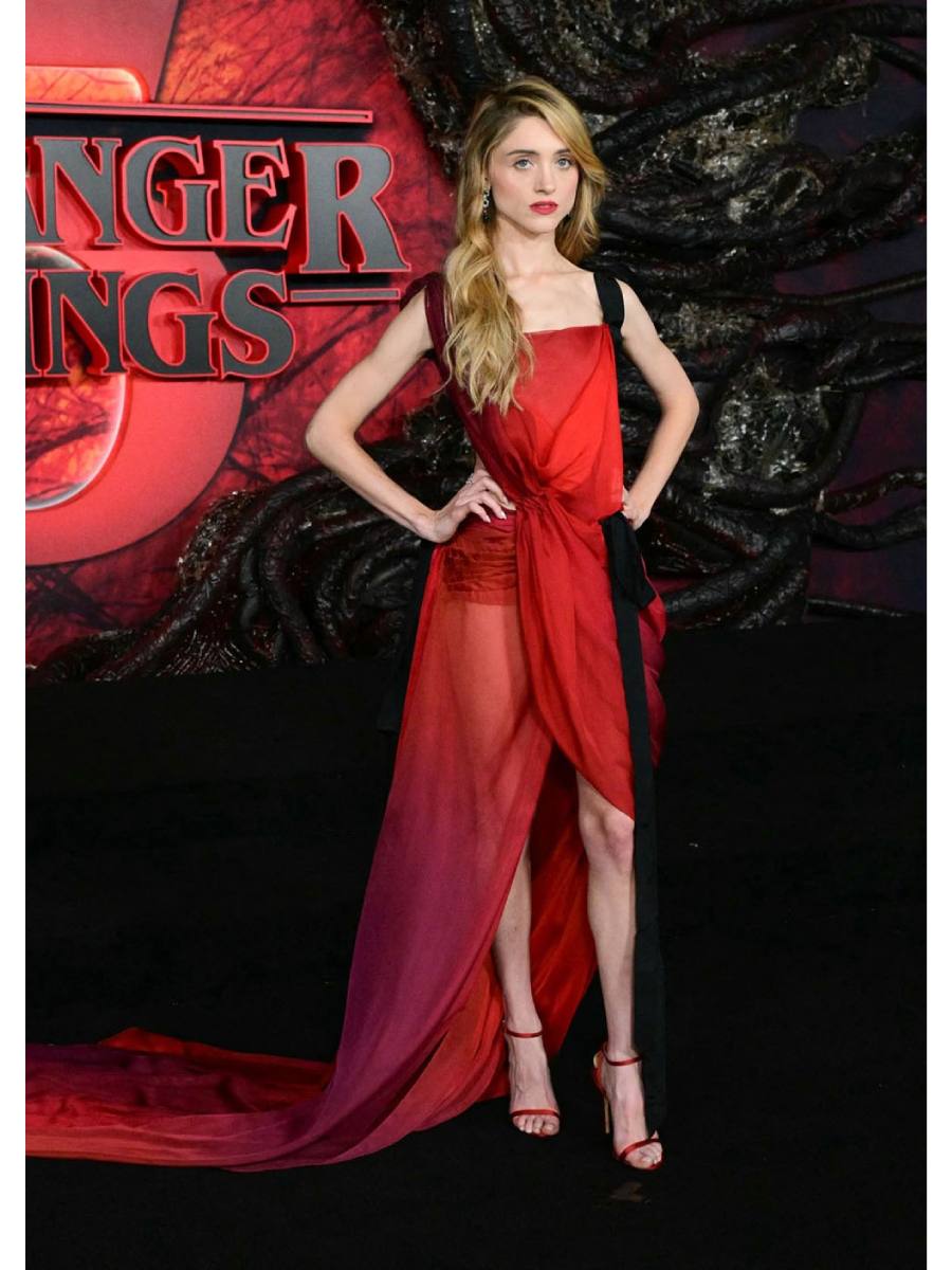 Millie Bobby Brown reaparece en la alfombra roja de Stranger Things junto a David Harbour