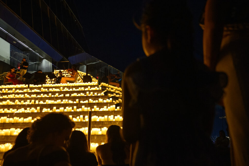 MEXICO CITY, MEXICO - 2024/04/19: Diego Herrera, member of the Caifanes Mexican band plays saxophone during his 2024-2025 tour where they played their greatest hits from the 80s and 90s at Auditorio Nacional. (Photo by Ismael Rosas/Eyepix Group/LightRocket via Getty Images)