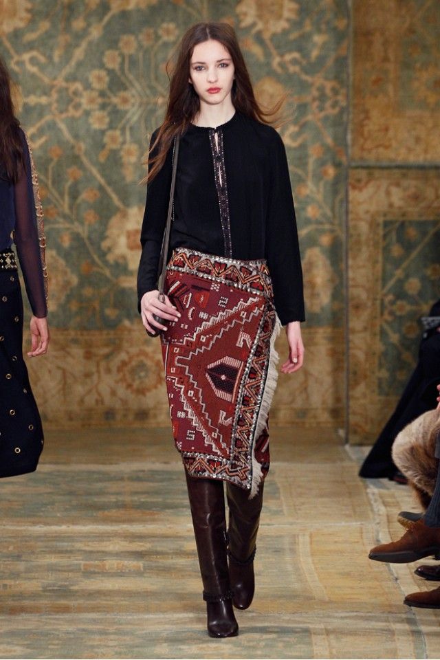 El regreso del boho setentero: las faldas largas que marcan tendencia