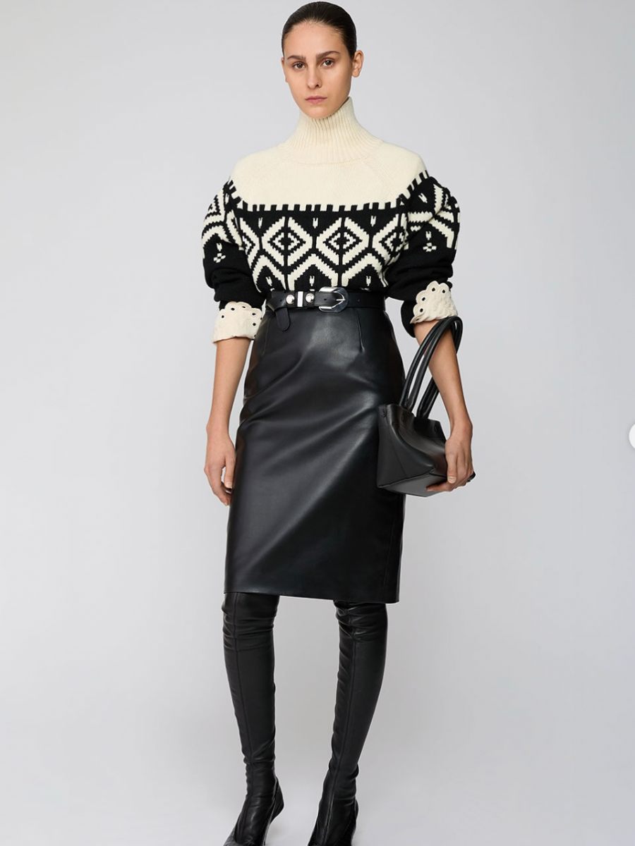 La falda de piel: así se lleva este invierno