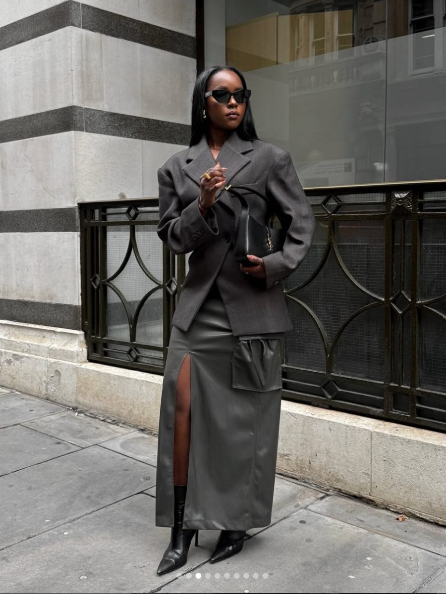 La falda de piel: así se lleva este invierno