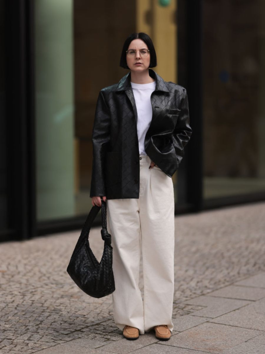 Cómo combinar los jeans 'wide-leg'