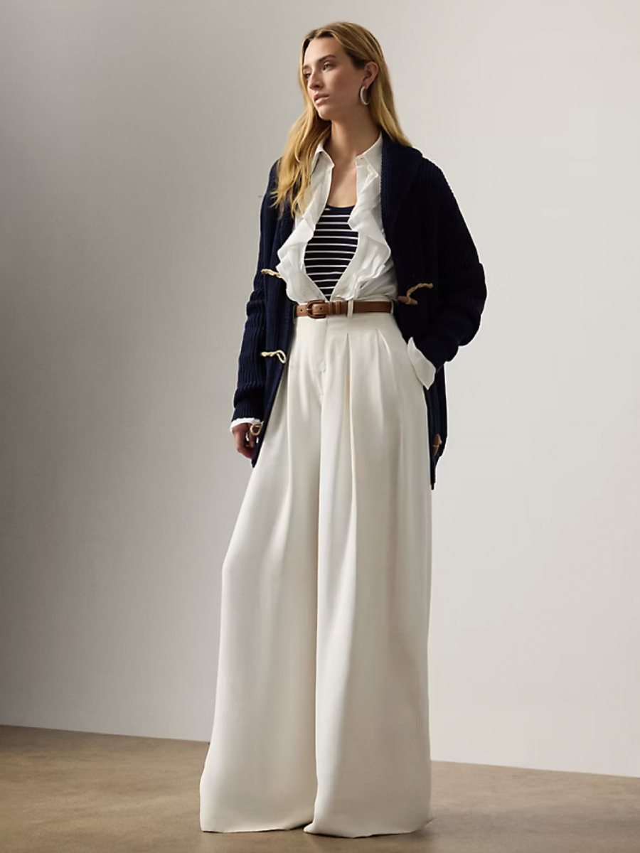 El boom de los pantalones con pinzas, el retorno de una silueta icónica