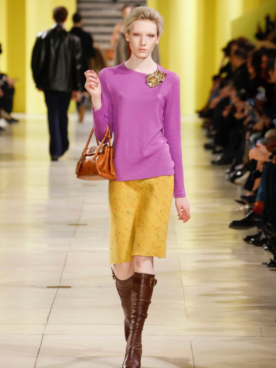 El efecto morado: cómo el 'power purple' se volvió el color de moda en invierno —desde street style hasta pasarela