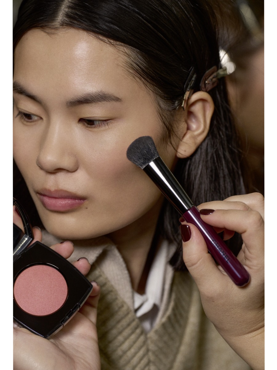 Este es el backstage del Beauty Look de la colección de Chanel Haute Couture