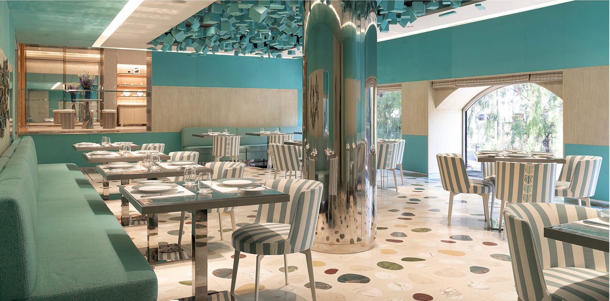 Sabores contemporáneos en el icónico Blue Box Café