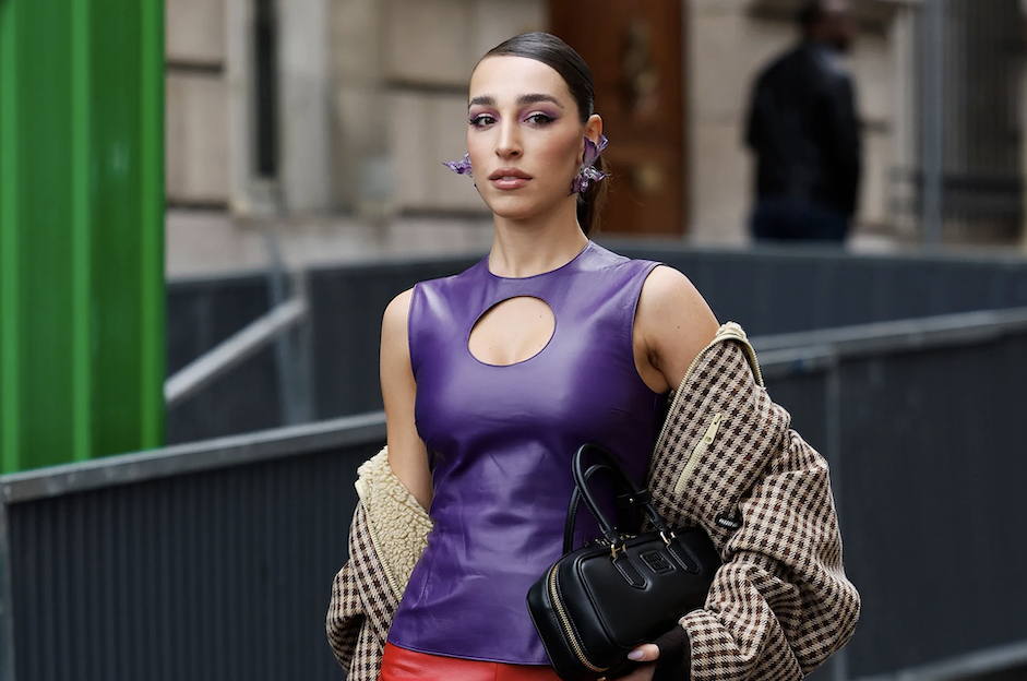 La falda de piel colorea primavera verano 2026