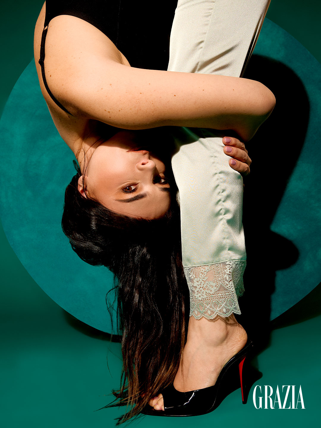 Fabiola Guajardo posando para Grazia