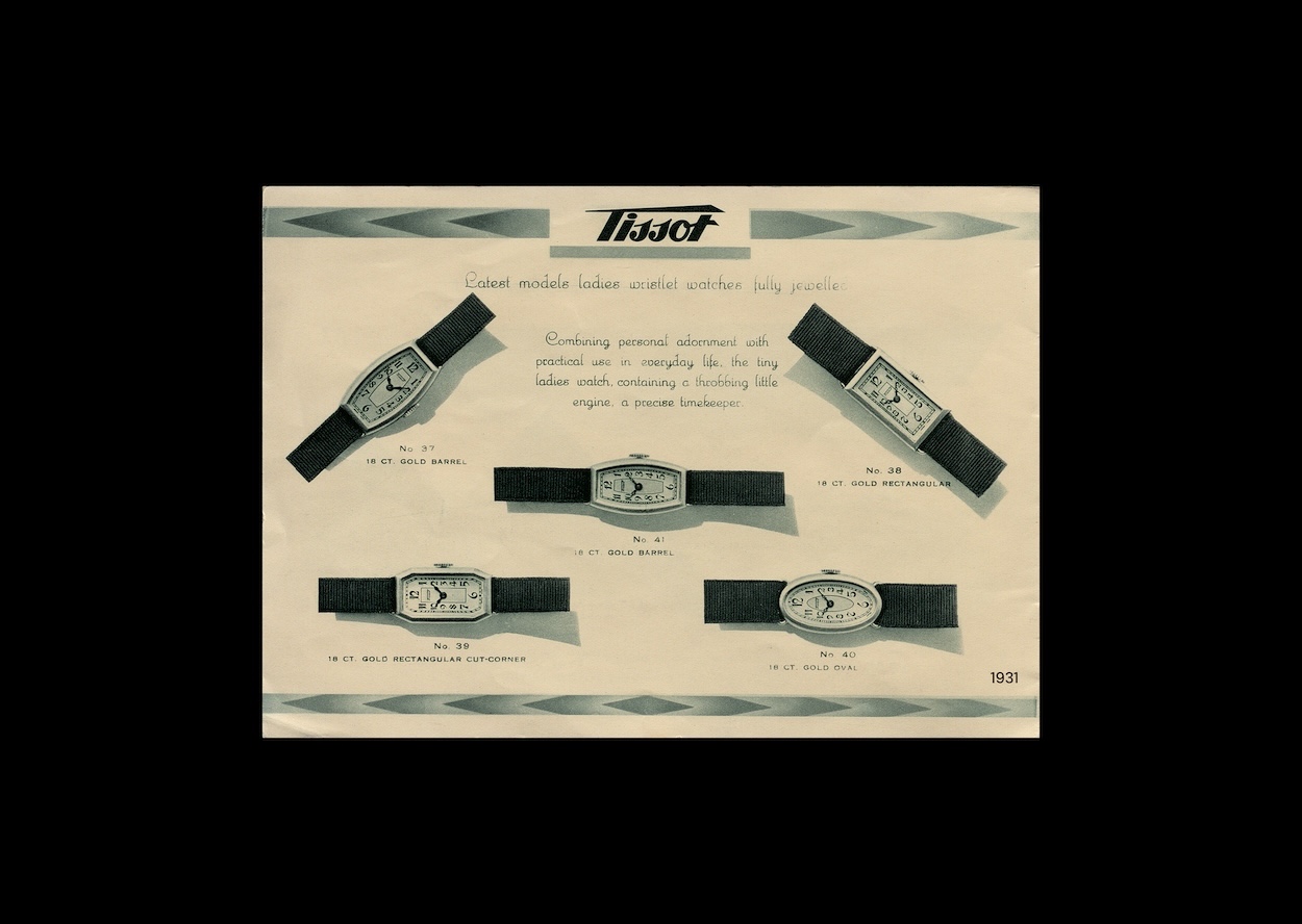 Ilustración con historia del Tissot SRV