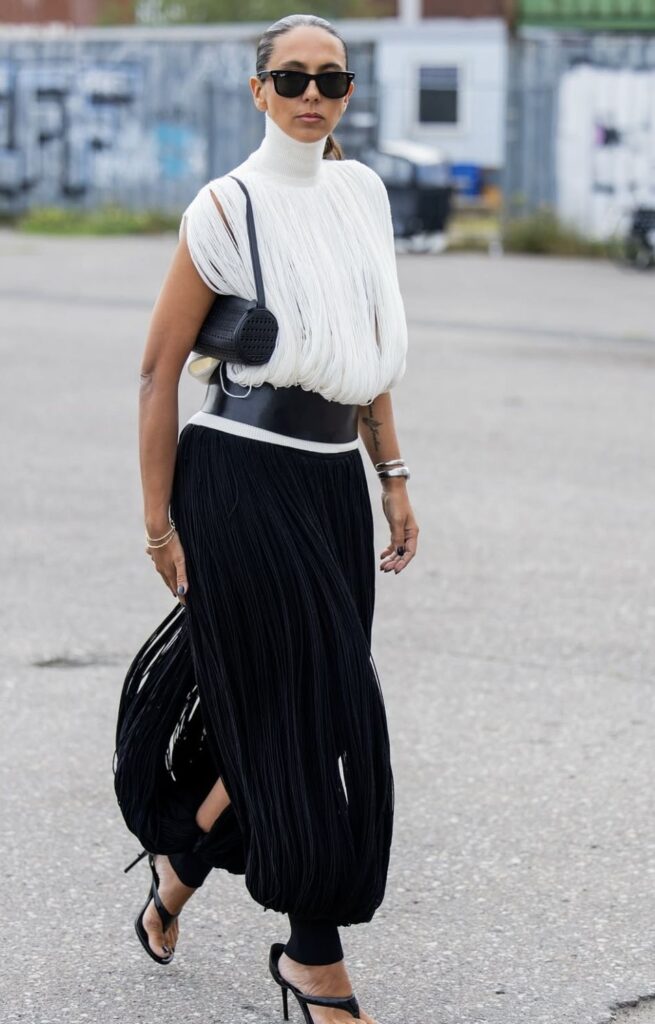 Te contamos como lucir blanco y negro en primavera