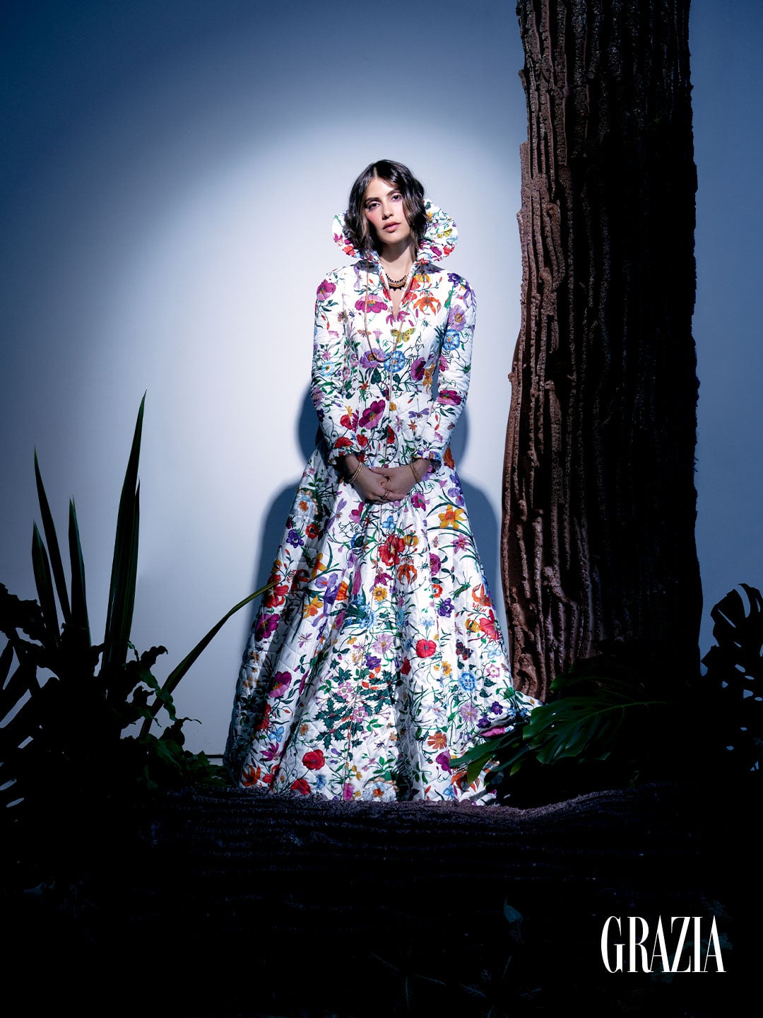 Barbara Lopez en vestido Gucci