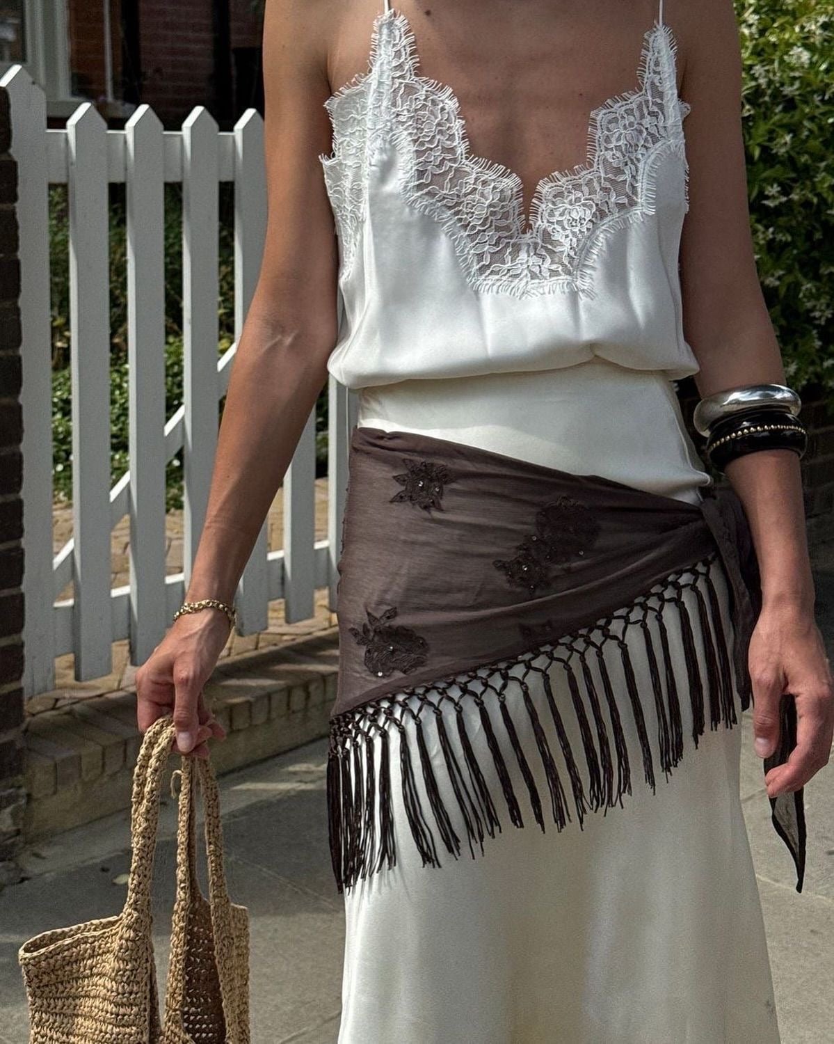 Mascada de flecos: el accesorio clave del 2026