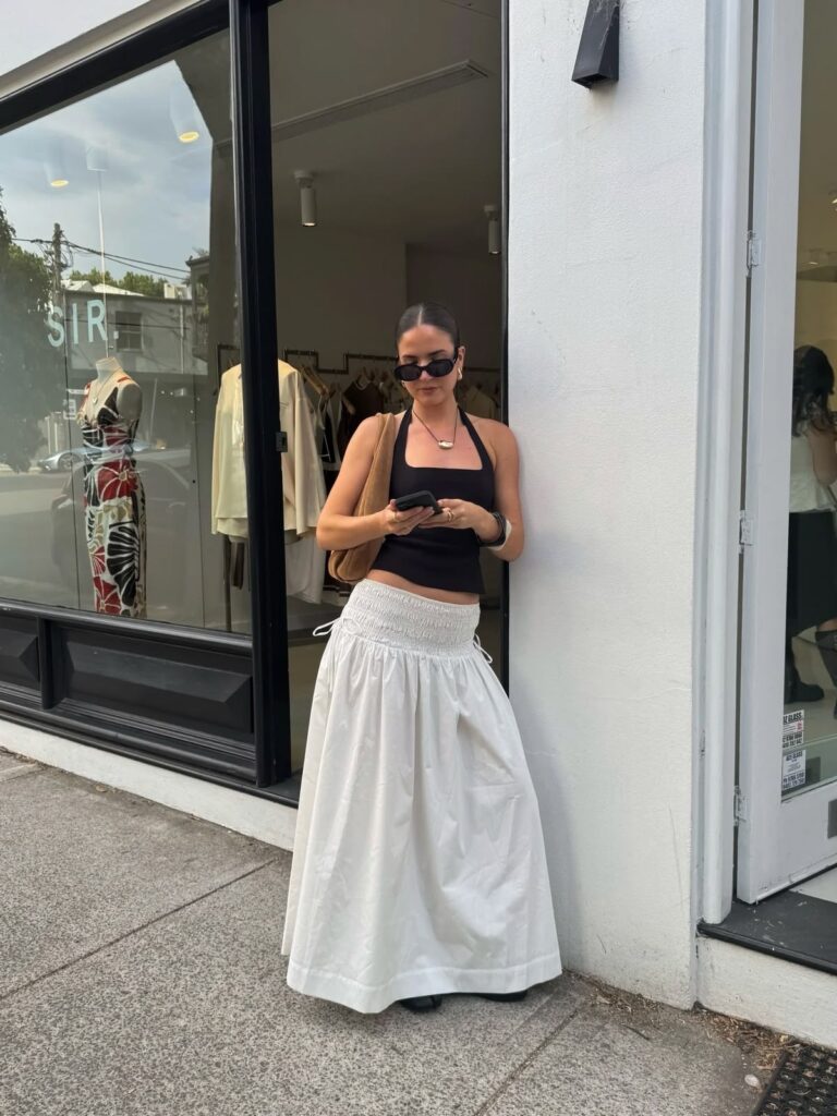 Así se lleva la falda maxi esta primavera/verano 2026