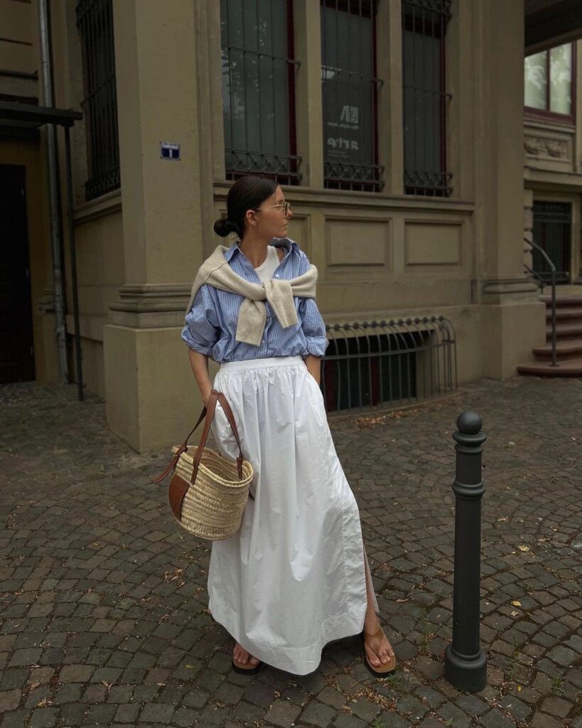 Así se lleva la falda maxi esta primavera/verano 2026