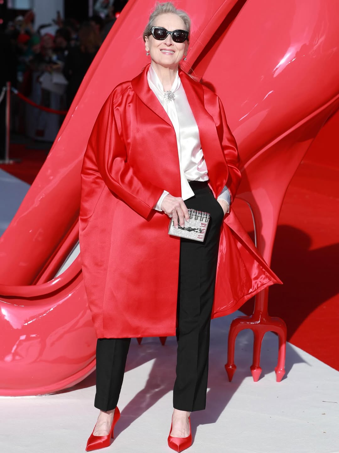 Todos los looks que han protagonizado en el press tour de The Devil Wears Prada