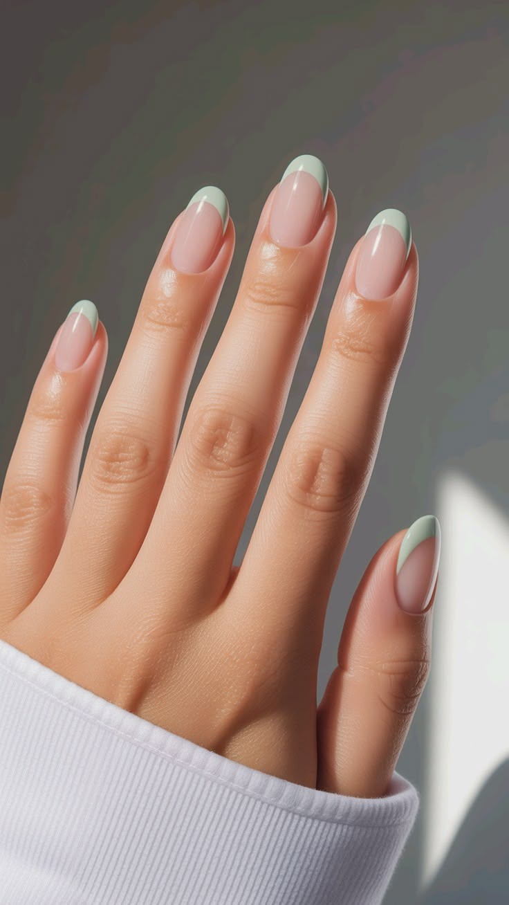 La manicura menta millennial refresca el verano 2026