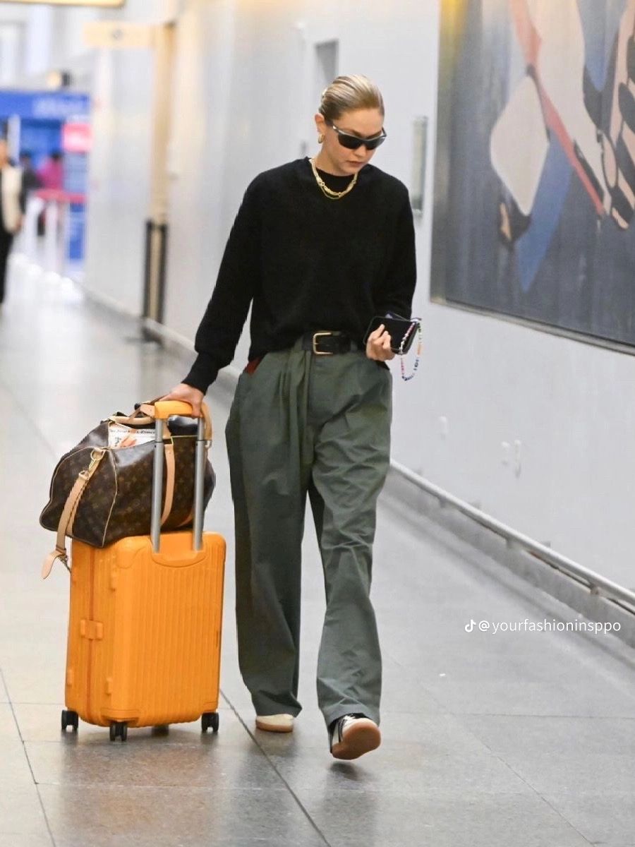 Gigi Hadid en el aeropuerto