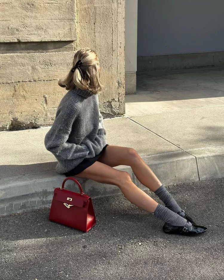 Calcetas largas con ballerinas