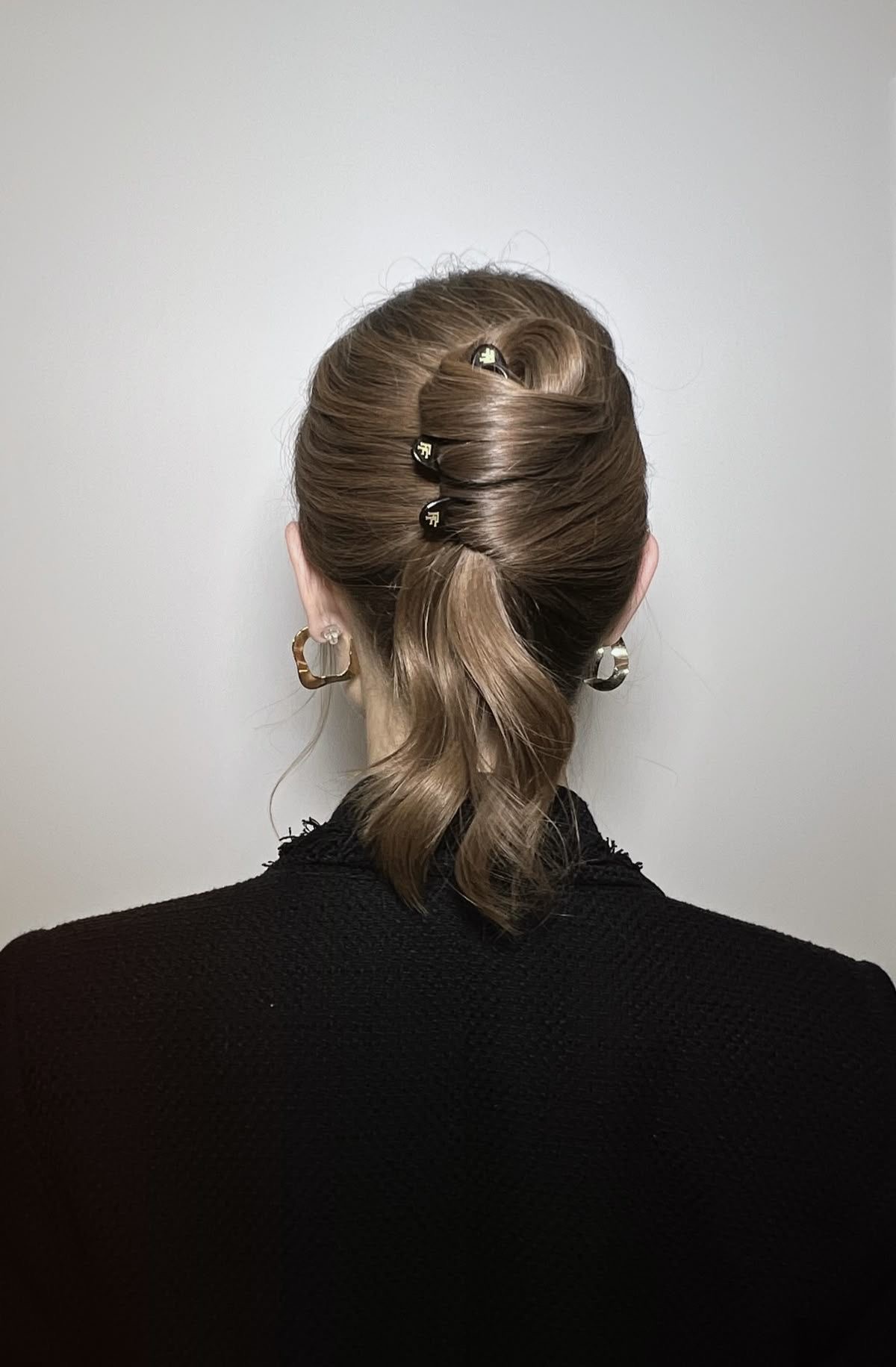 Peinado French twist