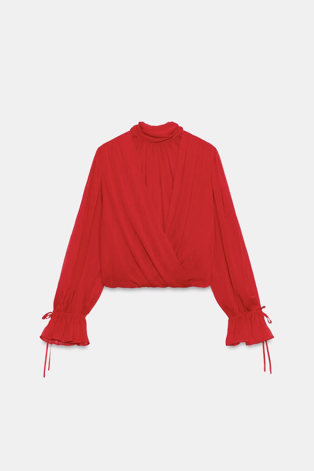 Blusa bohemia roja