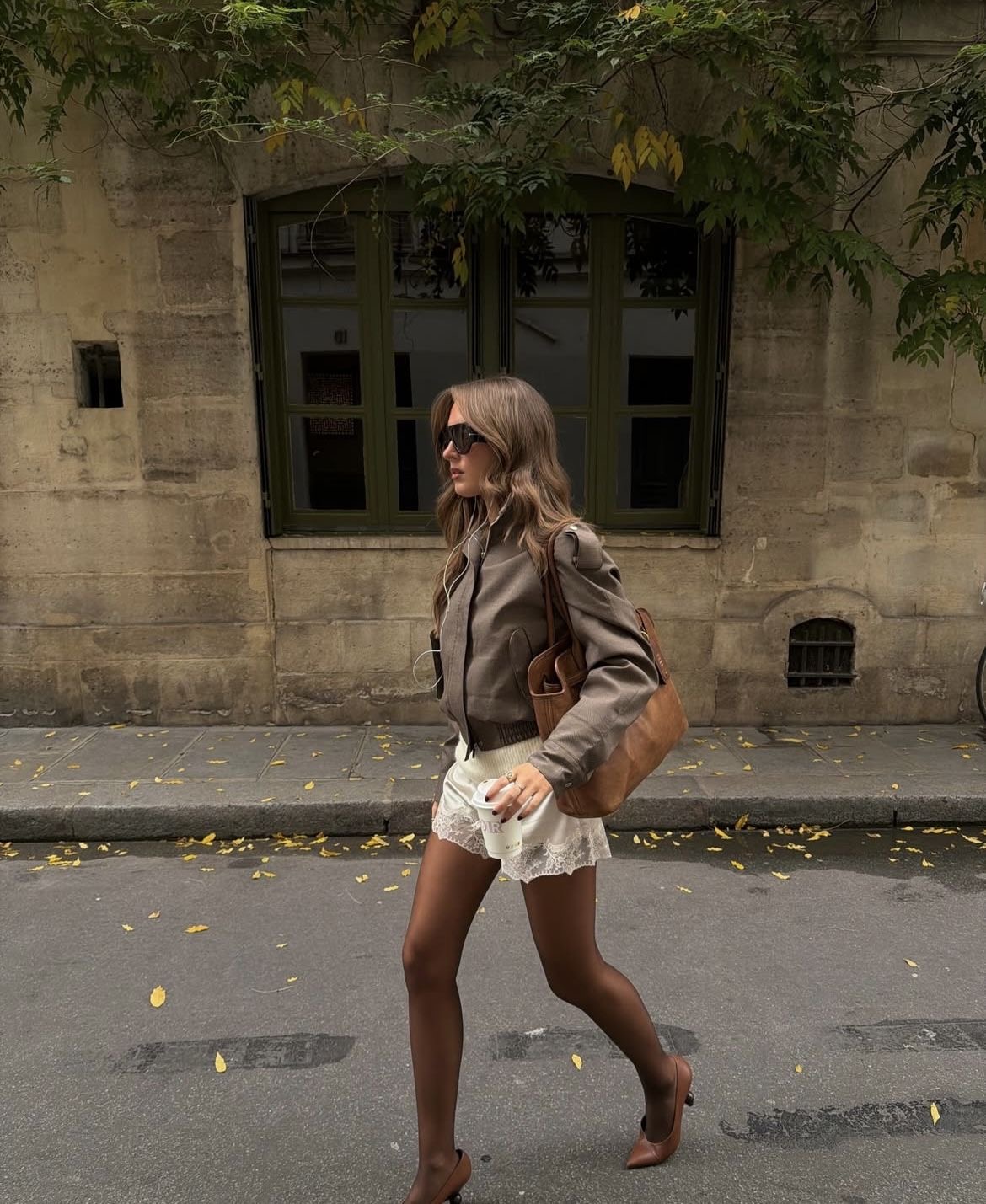 Shorts blancos de encaje