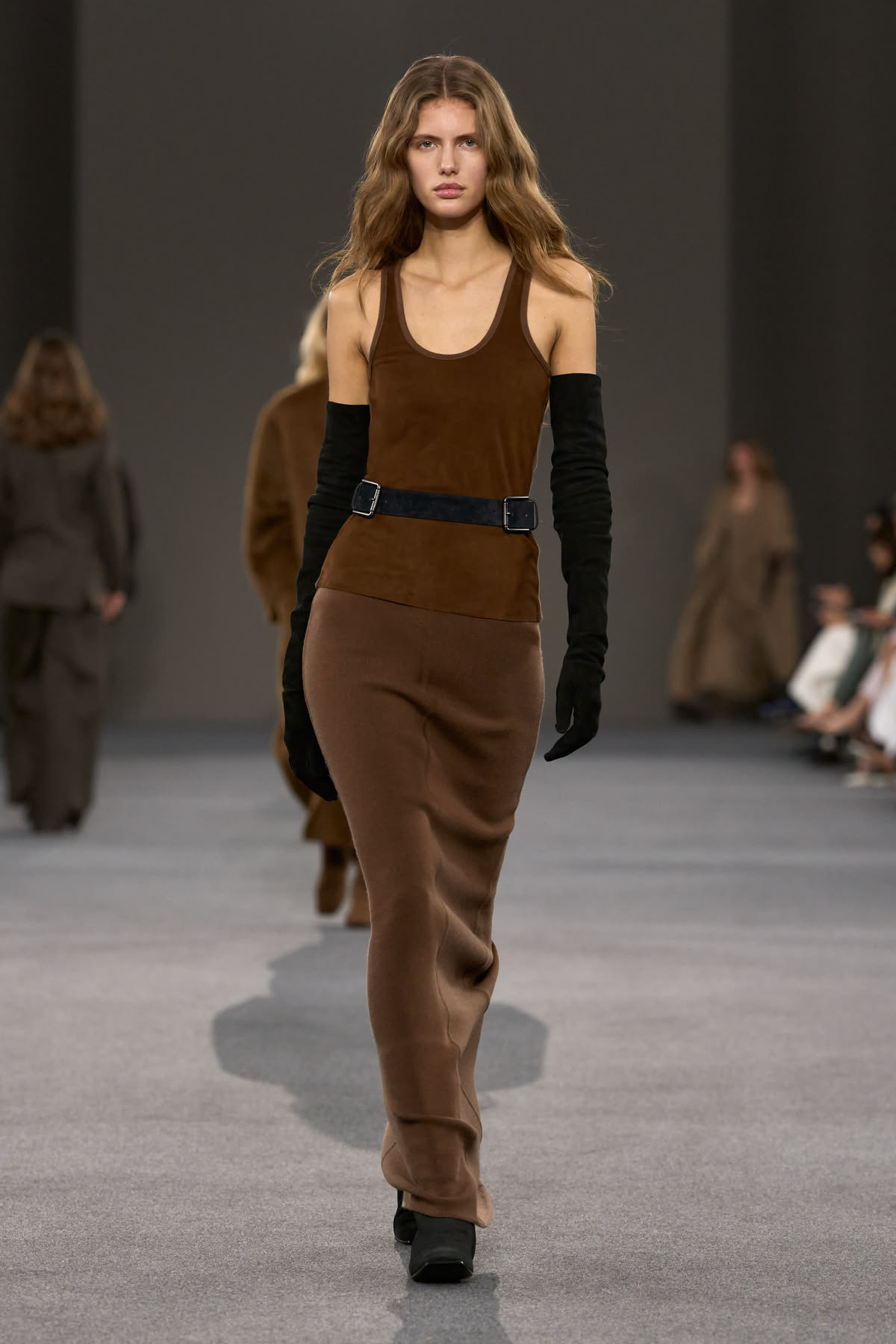 Vestido café