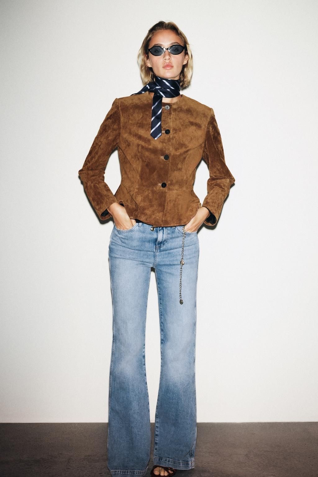 Saco de suede
