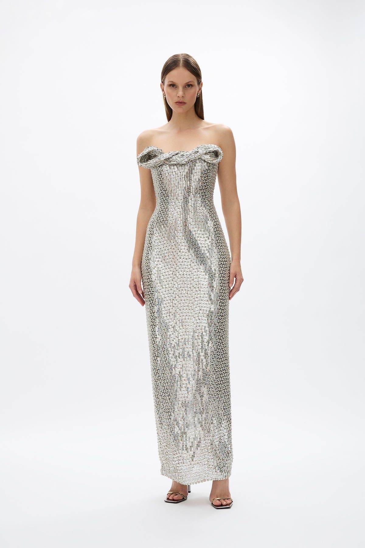 Vestido plateado