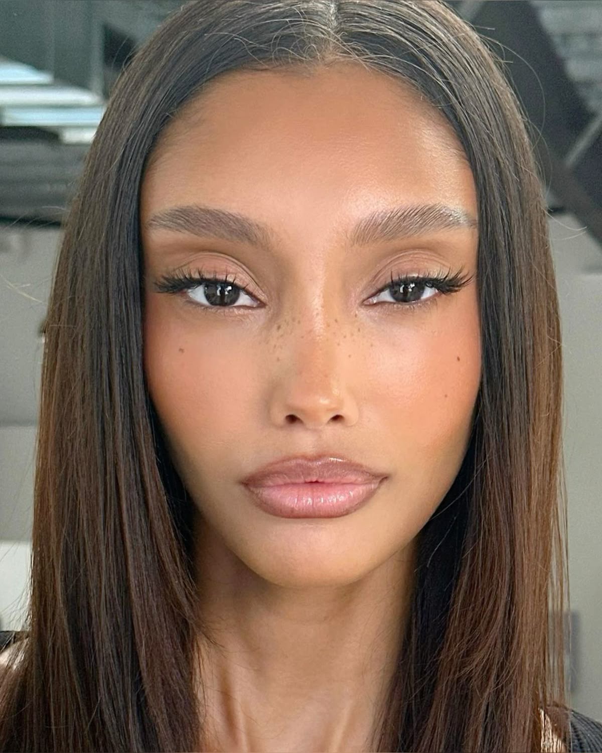 Labios delineados