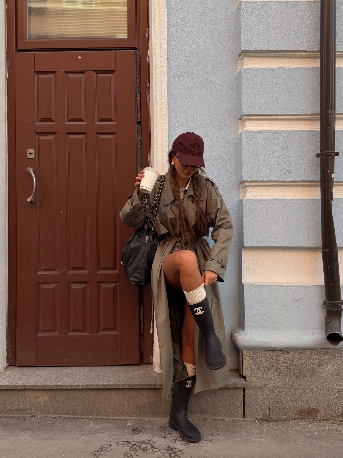 Botas de lluvia zapatos en tendencia