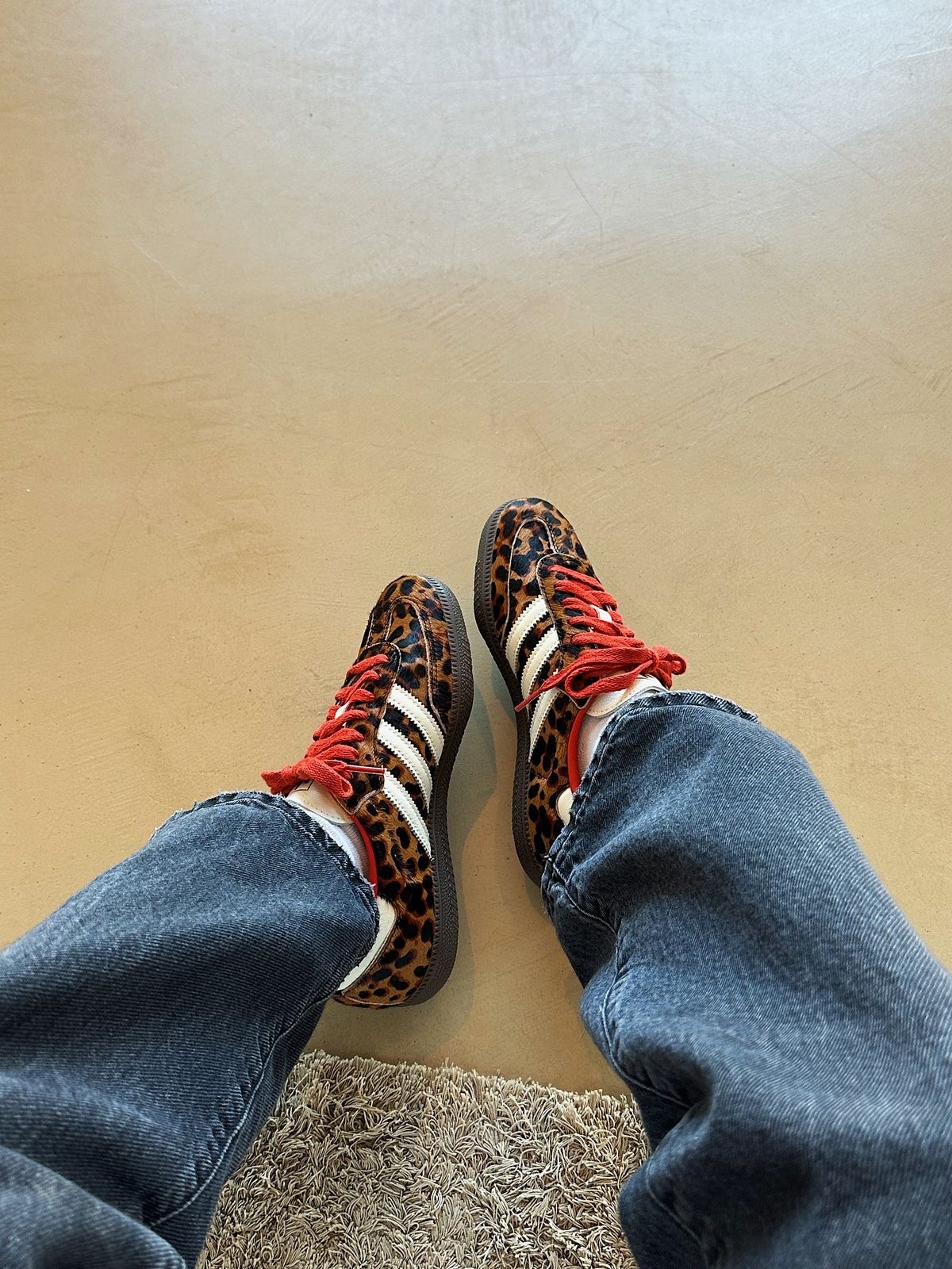 Animal print sneakers