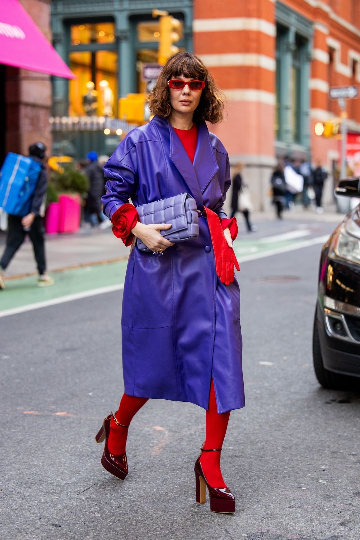 Combinación Rojo y morado